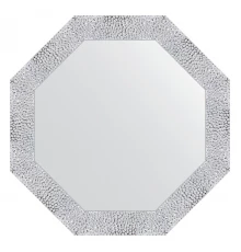 Зеркало настенное Octagon EVOFORM в багетной раме чеканка белая, 63х63 см, BY 3869
