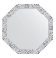 Зеркало настенное Octagon EVOFORM в багетной раме чеканка белая, 73х73 см, BY 3870