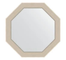 Зеркало настенное Octagon EVOFORM в багетной раме травленое серебро, 49х49 см, BY 3871