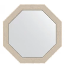 Зеркало настенное Octagon EVOFORM в багетной раме травленое серебро, 49х49 см, BY 3871