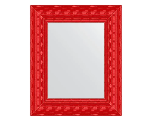 Зеркало настенное EVOFORM в багетной раме красная волна, 47х57 см, BY 3900