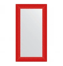 Зеркало настенное EVOFORM в багетной раме красная волна, 60х110 см, BY 3902