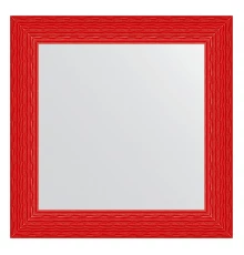 Зеркало настенное EVOFORM в багетной раме красная волна, 70х70 см, BY 3904