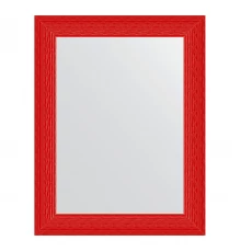 Зеркало настенное EVOFORM в багетной раме красная волна, 70х90 см, BY 3905
