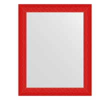 Зеркало настенное EVOFORM в багетной раме красная волна, 80х100 см, BY 3908