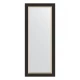 Зеркало настенное с фацетом EVOFORM в багетной раме чёрное дерево с золотом, 64х154 см, BY 3930
