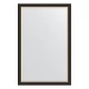 Зеркало настенное с фацетом EVOFORM в багетной раме чёрное дерево с золотом, 114х174 см, BY 3932