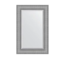 Зеркало настенное с фацетом EVOFORM в багетной раме серебряная кольчуга, 57х87 см, BY 3935