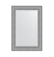 Зеркало настенное с фацетом EVOFORM в багетной раме серебряная кольчуга, 67х97 см, BY 3936