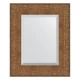Зеркало настенное с фацетом EVOFORM в багетной раме медная кольчуга, 47х57 см, BY 3944