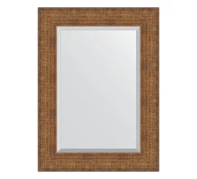Зеркало настенное с фацетом EVOFORM в багетной раме медная кольчуга, 57х77 см, BY 3945