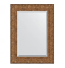 Зеркало настенное с фацетом EVOFORM в багетной раме медная кольчуга, 57х77 см, BY 3945