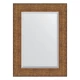 Зеркало настенное с фацетом EVOFORM в багетной раме медная кольчуга, 57х77 см, BY 3945