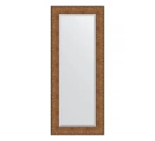 Зеркало настенное с фацетом EVOFORM в багетной раме медная кольчуга, 57х137 см, BY 3950