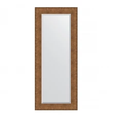 Зеркало настенное с фацетом EVOFORM в багетной раме медная кольчуга, 57х137 см, BY 3950