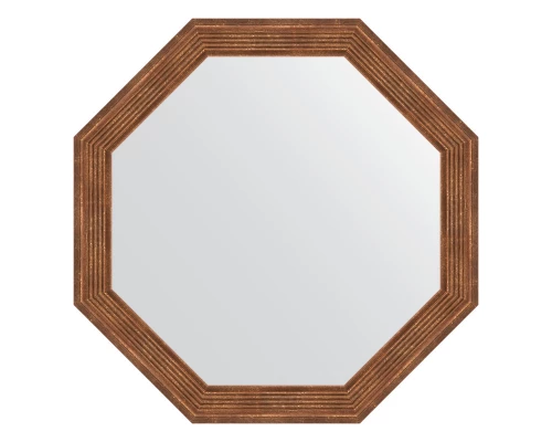Зеркало настенное Octagon EVOFORM в багетной раме сухой тростник, 54х54 см, BY 3961