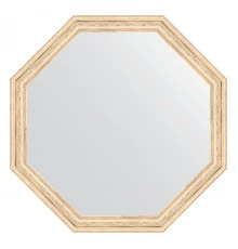 Зеркало настенное Octagon EVOFORM в багетной раме слоновая кость, 64х64 см, BY 3964
