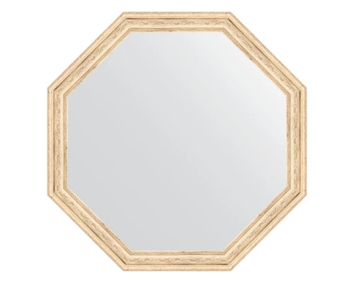 Зеркало настенное Octagon EVOFORM в багетной раме слоновая кость, 64х64 см, BY 3964