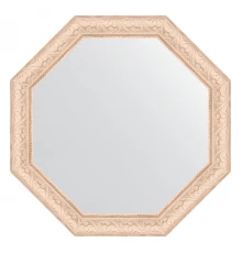 Зеркало настенное Octagon EVOFORM в багетной раме белёный дуб, 55х55 см, BY 3971
