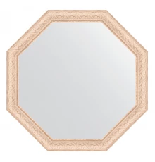 Зеркало настенное Octagon EVOFORM в багетной раме белёный дуб, 65х65 см, BY 3972