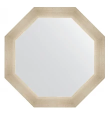 Зеркало настенное Octagon EVOFORM в багетной раме травленое серебро, 55х55 см, BY 3975