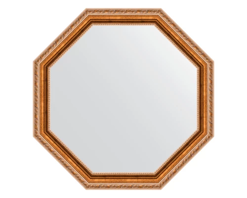 Зеркало настенное Octagon EVOFORM в багетной раме версаль бронза, 67х67 см, BY 3990