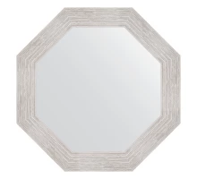 Зеркало настенное Octagon EVOFORM в багетной раме серебряный дождь, 57х57 см, BY 3997