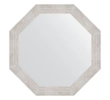 Зеркало настенное Octagon EVOFORM в багетной раме серебряный дождь, 67х67 см, BY 3998