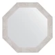 Зеркало настенное Octagon EVOFORM в багетной раме серебряный дождь, 67х67 см, BY 3998