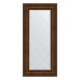 Зеркало настенное с гравировкой EVOFORM в багетной раме состаренная бронза с орнаментом, 62х132 см, BY 4085