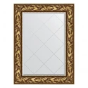 Зеркало настенное с гравировкой EVOFORM в багетной раме Византия золото, 69х91 см, BY 4113