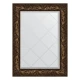 Зеркало настенное с гравировкой EVOFORM в багетной раме Византия бронза, 69х91 см, BY 4115