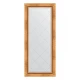 Зеркало настенное с гравировкой EVOFORM в багетной раме римское золото, 66х156 см, BY 4146