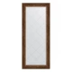 Зеркало настенное с гравировкой EVOFORM в багетной раме римская бронза, 66х156 см, BY 4148