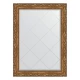 Зеркало настенное с гравировкой EVOFORM в багетной раме виньетка бронзовая, 75х102 см, BY 4185