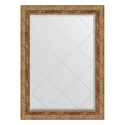 Зеркало настенное с гравировкой EVOFORM в багетной раме виньетка античная бронза, 75х102 см, BY 4187