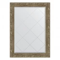 Зеркало настенное с гравировкой EVOFORM в багетной раме виньетка античная латунь, 75х102 см, BY 4188
