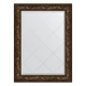 Зеркало настенное с гравировкой EVOFORM в багетной раме Византия бронза, 79х106 см, BY 4201