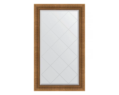 Зеркало настенное с гравировкой EVOFORM в багетной раме бронзовый акведук, 77х132 см, BY 4240