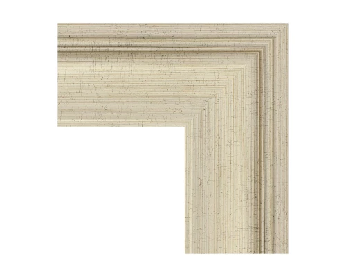 Зеркало настенное с гравировкой EVOFORM в багетной раме травленое серебро, 78х133 см, BY 4241