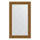 Зеркало настенное с гравировкой EVOFORM в багетной раме травленая бронза, 79х134 см, BY 4247