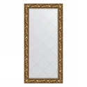 Зеркало настенное с гравировкой EVOFORM в багетной раме Византия золото, 79х161 см, BY 4285