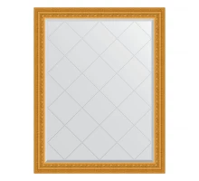 Зеркало настенное с гравировкой EVOFORM в багетной раме сусальное золото, 95х120 см, BY 4353