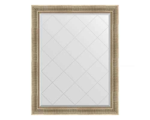 Зеркало настенное с гравировкой EVOFORM в багетной раме серебряный акведук, 97х122 см, BY 4368