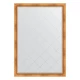 Зеркало настенное с гравировкой EVOFORM в багетной раме римское золото, 131х186 см, BY 4490