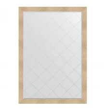 Зеркало настенное с гравировкой EVOFORM в багетной раме золотые дюны, 131х186 см, BY 4494