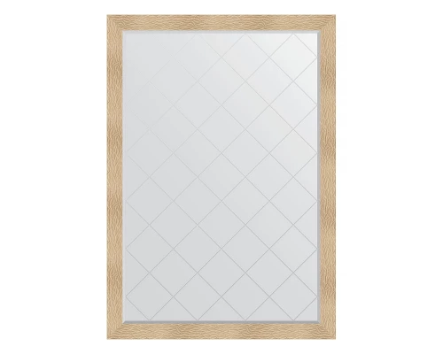 Зеркало настенное с гравировкой EVOFORM в багетной раме золотые дюны, 131х186 см, BY 4494