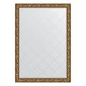 Зеркало настенное с гравировкой EVOFORM в багетной раме Византия золото, 134х188 см, BY 4500