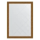 Зеркало настенное с гравировкой EVOFORM в багетной раме травленая бронза, 134х189 см, BY 4505