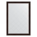 Зеркало настенное с гравировкой EVOFORM в багетной раме тёмный прованс, 134х189 см, BY 4506